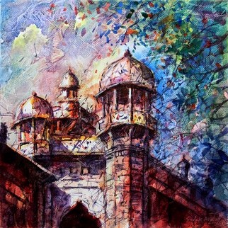 Sadek Ahmed; Old Building, 2019, Original Watercolor, 10 x 10 inches. Artwork description: 241 I am Freelance artist. I  have experienced about 20+ years on the field of  Visual Arts. Watercolor Painting and Printmaking is my passion. I completed BFA   Hons  and MFA Degreefrom Dept. of Printmaking, Faculty of Fine Arts, University of Dhaka, Bangladesh with 1st Class . As a ...