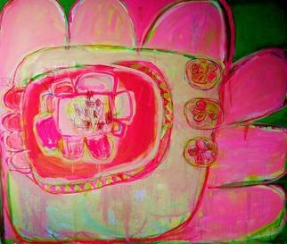Kikuko Sakota; Rose, 2012, Original Mixed Media, 76 x 64 inches. 