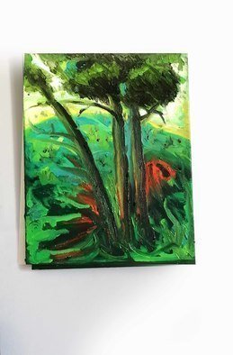 Sandro Bisonni; Alta Pinus, 2020, Original Painting Oil, 30 x 40 cm. Artwork description: 241 mediterranean landscape...