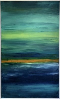 Sara Ann Rutherford; Untitled, 2019, Original Painting Acrylic, 48 x 60 inches. Artwork description: 241 This is part of a series of aEURoeviewsaEUR...