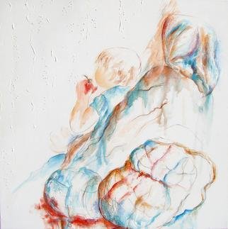 Solange Berger; Not At Home, 2012, Original Mixed Media, 70 x 70 cm. 