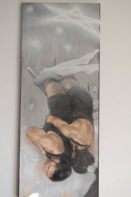 Claudio Coltura; Disequilibry 2, 2011, Original Painting Other, 40 x 90 cm. Artwork description: 241       Spray on canvas      ...