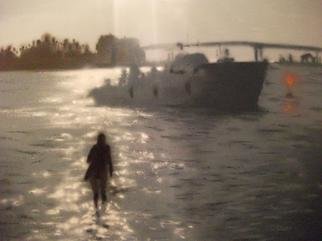 Claudio Coltura; Walking On My Dream, 2012, Original Painting Other, 120 x 100 cm. Artwork description: 241               Spray on canvas              ...
