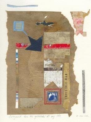 Robert H. Stockton, 'Fragment From The Guidebo...', 2002, original Mixed Media, 12 x 15  x 1 inches. Artwork description: 3099 This mixed media composition on acid- free paper, incorporates found papers, watercolors and gouache. ...