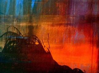 Klaus Lange; Abyss, 2006, Original Printmaking Giclee, 16 x 12 inches. Artwork description: 241 A close- up glimpse of a seldom seen view, the side of a ship at sea.In it we find images of abstract symbolism that speak to our Collective Unconscious. ...
