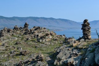 Dmytro Suptelia; Baikal, 2016, Original Photography Color, 45 x 30 cm. Artwork description: 241 Siberia, Lake Baikal, lake, severe beauty, ...