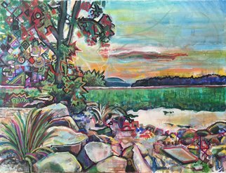 Sean Willett; Esopus Meadows, 2017, Original Painting Acrylic, 24 x 20 inches. 