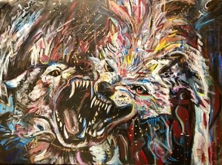 Sean Willett; Love Dogs, 2019, Original Painting Acrylic, 24 x 18 inches. Artwork description: 241 We are ...