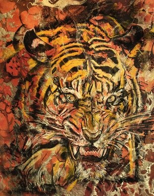 Sean Willett; Wonderland, 2019, Original Drawing Other, 20 x 24 inches. Artwork description: 241 Tiger...