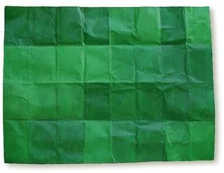 Lavih Serfaty; Green, 2004, Original Sculpture Aluminum, 100 x 70 cm. Artwork description: 241 Green Chakra.This artwork is painting with green color that actived the green chakra in your body and help you to reach an emotionally understanding of yourself and of others. When the green chakra is active, you are able to feel love.This two dimentional sculpture is ...