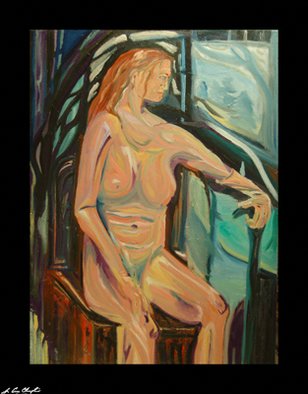 D Loren Champlin; The Dreamer, 2007, Original Painting Oil, 36 x 48 inches. Artwork description: 241 nude portrait on linen...