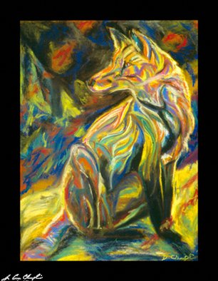 D Loren Champlin; The Fox, 1995, Original Pastel, 72 x 91 cm. Artwork description: 241 This is a picture of a fox. This work appeared on the Dec. 15, 1996 cover of the Journal of American Veterinary Medicine.  The original work is sold however reproduction prints are available....