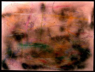 Richard Lazzara, 'CROSSING THE MIND FIELD', 1984, original Mixed Media, 24 x 18  inches. Artwork description: 3891    As we live with this Sumie Consensus painting 1984, we are constantly reminded that we can be our' own worst enemy' when 