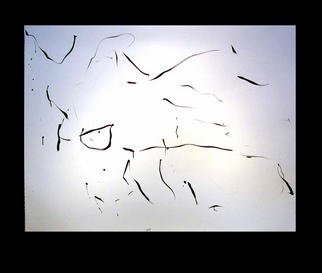Richard Lazzara, 'Immediately Appearing Lingam', 1977, original Calligraphy, 46 x 35  inches. Artwork description: 29235 immediately appearing lingam 1977 is a sumie calligraphy painting from the HERMAE LINGAM ROSETTA as archived at 