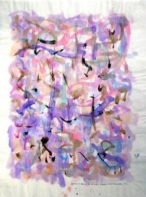 Richard Lazzara, 'Real Distances', 1975, original Calligraphy, 18 x 24  x 1 inches. Artwork description: 37155 real distances 1975 by Richard Lazzara is available from the folio - Sumie Door Meditations, along with more fine arts from 