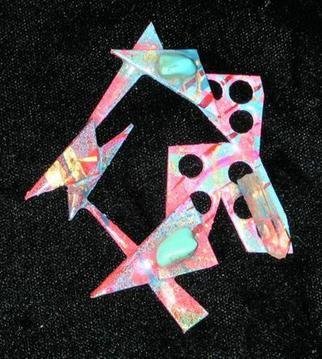 Richard Lazzara, 'Rings Of Love Pin Ornament', 1989, original Sculpture Mixed, 3 x 4  x 1 inches. Artwork description: 55371 rings of love pin ornament from the folio LAZZARA ILLUMINATION DESIGN is available at 