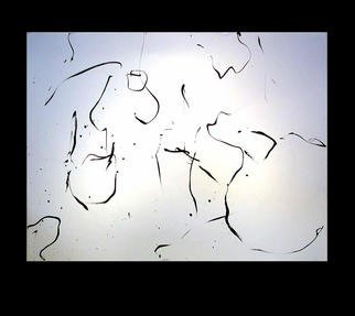 Richard Lazzara, 'Sivabali Lingam', 1977, original Calligraphy, 46 x 35  inches. Artwork description: 28839 sivabali lingam 1977  is a sumie calligraphy painting from the HERMAE LINGAM ROSETTA as archived at 