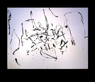 Richard Lazzara, 'Stolen Somanatha KAABA Lingam', 1977, original Calligraphy, 46 x 35  inches. Artwork description: 28839 stolen somanatha KAABA lingam 1977 is a sumie calligraphy painting from the HERMAE LINGAM ROSETTA as archived at 