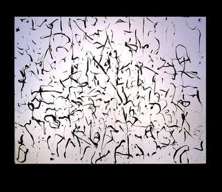 Richard Lazzara, 'The Lingam Immemorial', 1977, original Calligraphy, 46 x 35  inches. Artwork description: 28839 the lingam immemorial 1977 is sumie calligraphy painting from the HERMAE LINGAM ROSETTA  as archived at 