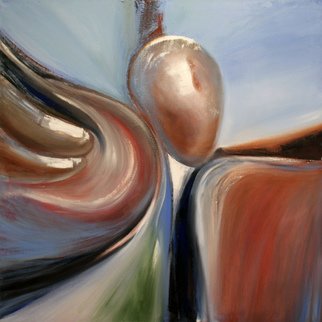 Veronica Shimanovskaya; Primordial Touch, 2012, Original Painting Oil, 36 x 36 inches. 