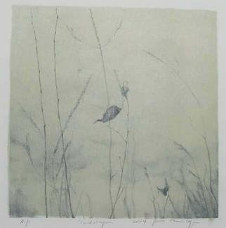 Shin-Hye Park, 'Landscape', 2005, original Printmaking Lithography, 40 x 40  cm. 