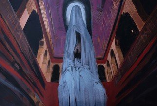 Shirin Moayya; Limitation, 2020, Original Mixed Media, 100 x 70 cm. Artwork description: 241 Limitation from Mirror of Fantasy...