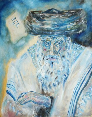 Shoshannah Brombacher; The Shpoler Zeide, 2017, Original Painting Oil, 16 x 20 inches. Artwork description: 241 I am illustrating a book about the Shpoler Zeide, a famous Chassidic Rebbe, by Dr. J. Paull and J. Briskman. There are many stories about the Shpoler Zayda and i made pastel drawings and oil paintings. They will be included in the book, but the originals are ...