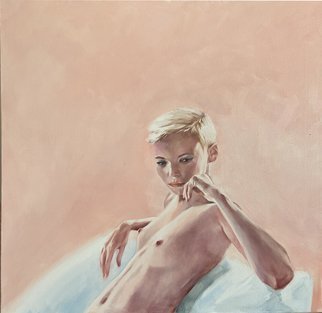 Igor Shulman, 'Pink Life', 2021, original Painting Oil, 31.4 x 31.4  x 3 inches. Artwork description: 1758 Usually this color scheme matches the glamor. But in the glamorous atmosphere, everything is OK. Doubt or reflection is not allowed. But have you noticed the concern and doubt in the eyes of the main character  And rightly so, it is there.I don t know what ...