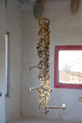 Stefan Van Der Ende; Mind Set Sub Light, 2012, Original Sculpture Wood, 59 x 173 cm. 