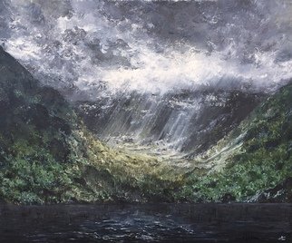 Anastasia Slavnova; Light And Shadow, 2015, Original Painting Oil, 472.5 x 393.7 inches. Artwork description: 241  light, nature, clouds, mountains, landscape ...