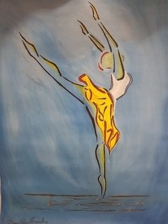 Smeu Mihai Alexandru; Dream Of A Ballerina, 2017, Original Painting Oil, 45 x 60 cm. 