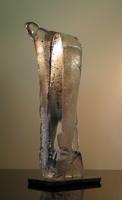 Rastislav Kralik Spada; Head I, 2011, Original Sculpture Glass, 16 x 37 cm. Artwork description: 241     Glass sculpture by Rastislav Kralik, Mold melting glass, cut and polished    ...