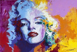 Rastislav Kralik Spada; Marilyn Monroe, 2017, Original Painting Acrylic, 160 x 110 cm. Artwork description: 241 Marilyn Monroe by Rastislav Kralik, acrylic on canvas, ready to hang...