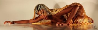 Somtam T.; The Fishermans Daughter, 2017, Original Photography Digital, 88 x 27 cm. Artwork description: 241 The fishermans daughter was so comfortable in her nudity. A real Muse. I particularly loved her Grace Jones stare while she looks straight through the lens. . .Simple, no makeup and just a net. . . ...