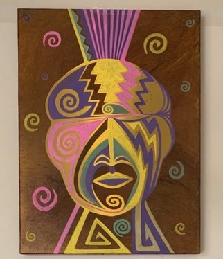 Roger Perkins; Two Spirited Warrior, 2020, Original Painting Acrylic, 18 x 24 inches. Artwork description: 241 American Indian Art...