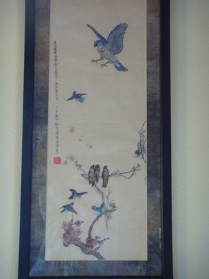Debbi Chan, 'the food chain', 2008, original Watercolor, 17.5 x 38  inches. Artwork description: 96555  this is one of the few that i frame. it turned out nice.  ...