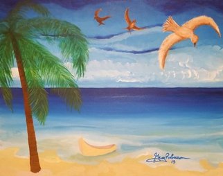Gregory Roberson; Peaceful Place, 2015, Original Painting Acrylic, 20 x 16 inches. Artwork description: 241 Original acrylic on canvas.seascape, ocean, water, beach, nature, tropical...