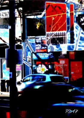 Peter Dunckelmann; Downtown, 2017, Original Photography Digital, 210 x 300 mm. Artwork description: 241 photography, art, digital, color, colour, black- and- white, b w...