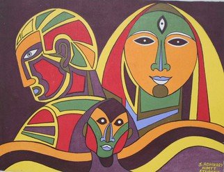 Shribas Adhikary; GOD MOTHER DURGA, 2011, Original Painting Acrylic, 18 x 14 inches. Artwork description: 241   I created this work of art I did not duplicate the work of an artist.           ...