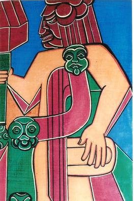 Shribas Adhikary;  Egyption Thought Painting, 2008, Original Drawing Other, 14 x 18 inches. Artwork description: 241  creative and Egyptian thought image ...
