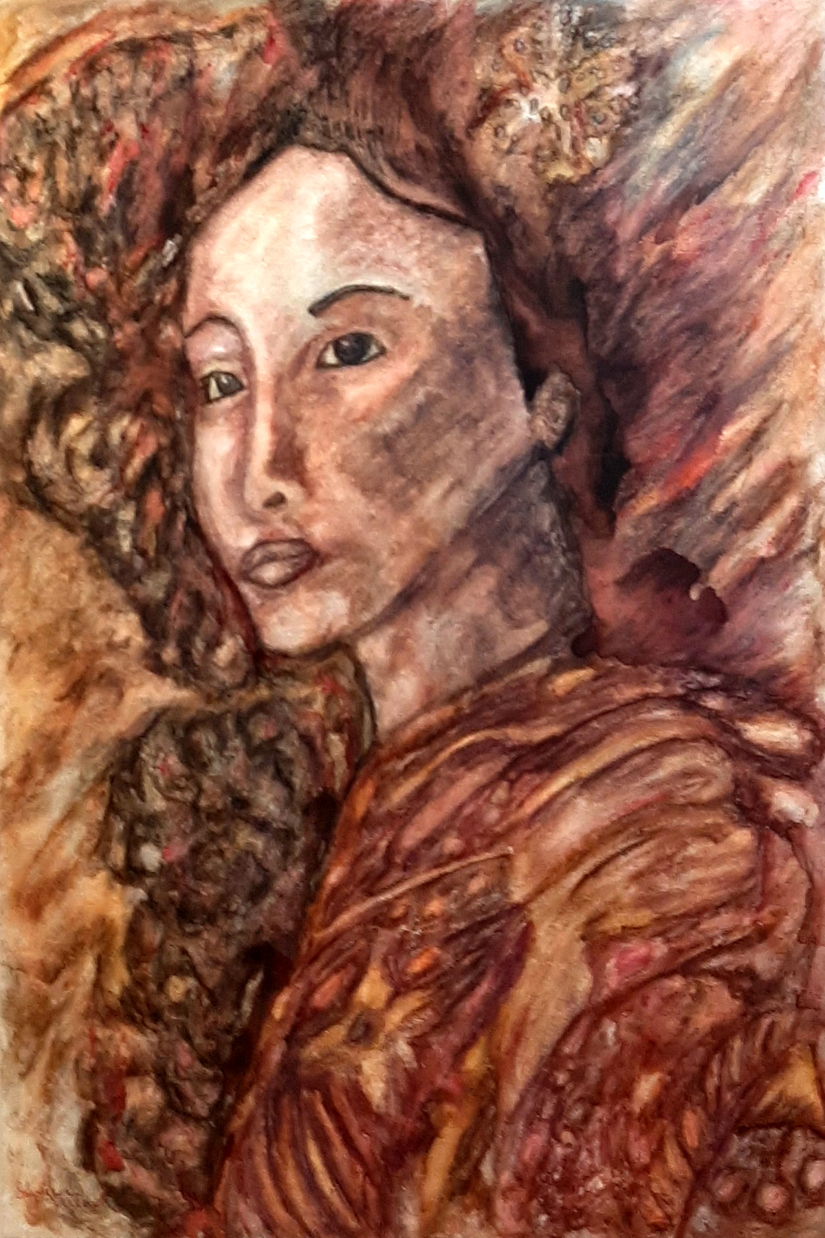 Stephen Mead, 'Shima', 1998, original Watercolor, 18 x 24  inches. Artwork description: 2307 From the award- winning series Heroines Unlikely, incorporated into the book Selected Works, available through Amazon or Lulu.  com. ...