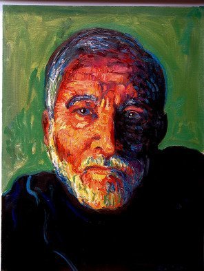 Gil Garcia; Self Portrait, 2006, Original Painting Oil, 18 x 24 inches. Artwork description: 241 I had never tried to paint a self- portrait, so this is my first. ...