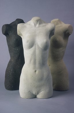Jon-Joseph Russo; Female Torso, 2020, Original Sculpture Marble, 22 x 11 inches. Artwork description: 241 Female Torso originally in MarbleCast Stone Reproductions - For Sale...