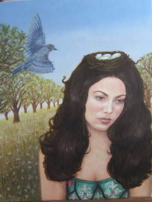 Suzan Fox; Inspiration, 2007, Original Painting Tempera, 10 x 12 inches. Artwork description: 241   Painted in Egg Tempera  ...