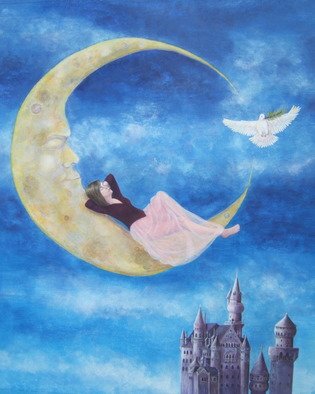 Suzan Fox; Only In Our Dreams, 2008, Original Painting Tempera, 20 x 24 inches. Artwork description: 241  Painted in Egg Tempera ...