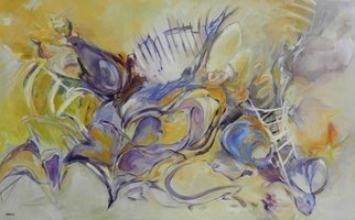 Suzanne Caron; Golden Moments, 2017, Original Painting Acrylic, 48 x 30 inches. Artwork description: 241 Abstract nature, acrylic, horizontal, gallery canvas...