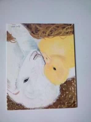 Sybil Fulk; Lamb And Baby Duck, 2021, Original Painting Acrylic, 8 x 10 inches. Artwork description: 241 This is a precious lamb and baby duck, as best friends. It is an 8x10 painting on a canvas board. ...