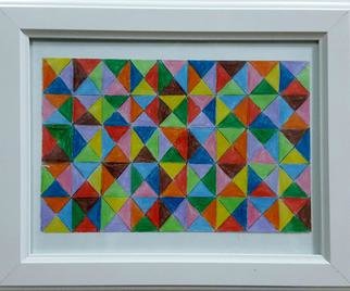Taha Alhashim; Optical Illusion, 2016, Original Painting Other, 18 x 24 cm. Artwork description: 241  This painting was drawn a few months ago. I t was drawn as an optical illusion art, and it was painted by multiple randomly colors as if it is an abstract art, so it is mixed of both arts. ...