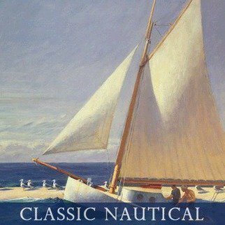 Markus Kruse, 'Classic Nautical', 1999, original Painting oil, 12 x 12  x 1 inches. Artwork description: 5475  lake erie nautical map...