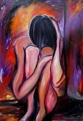 Tanya Martin; Knowing, 2012, Original Painting Oil, 30 x 40 inches. Artwork description: 241 A finger painting in oils emotional expressionism. ...